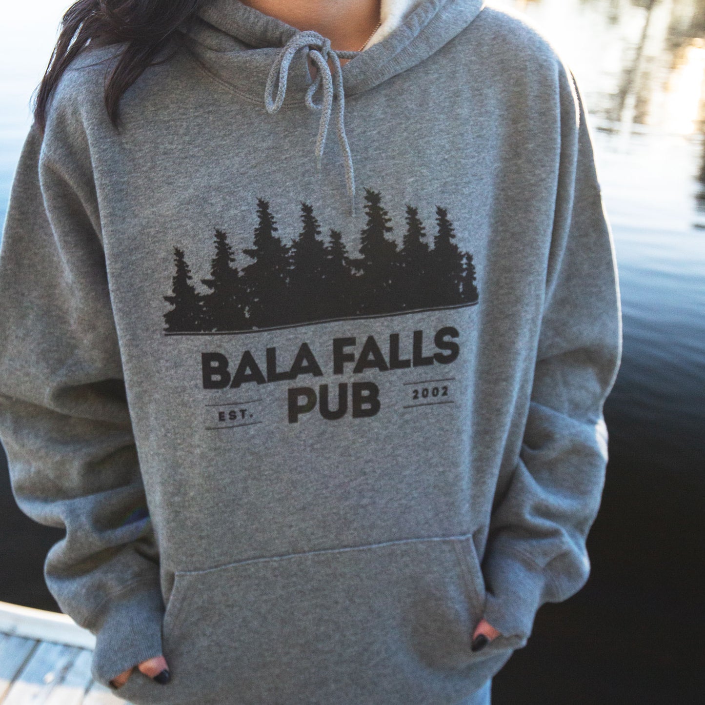 Bala Falls Pub Hoodie (Grey)