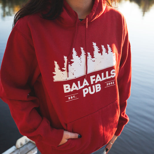 Bala Falls Pub Hoodie (Red)